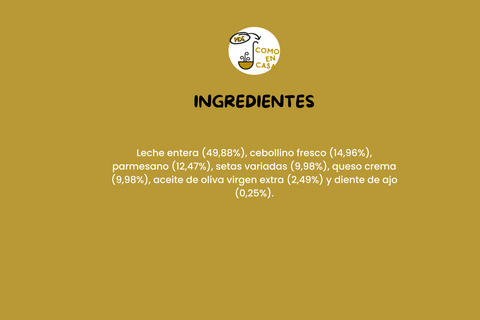Crema de setas y parmesano (350g)