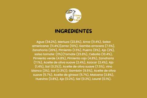 Albóndigas de merluza con arroz (350g)