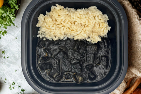 Calamar en su tinta con arroz (350g)