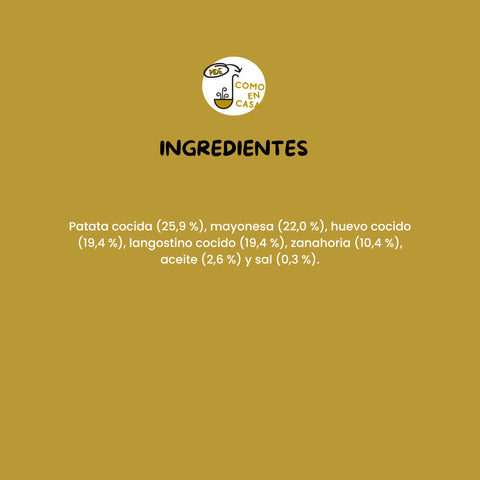 ENSALADILLA LANGOSTINOS  (500g)