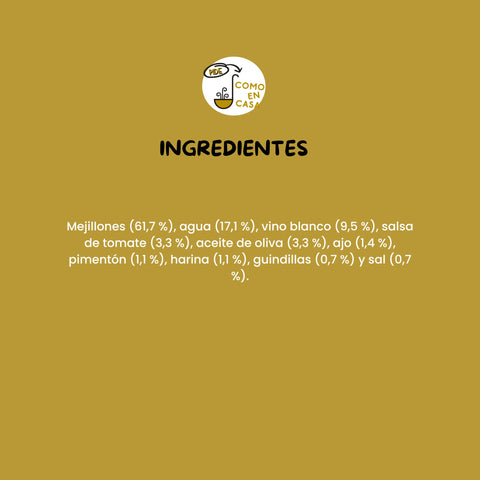 MEJILLONES EN SALSA 1kg