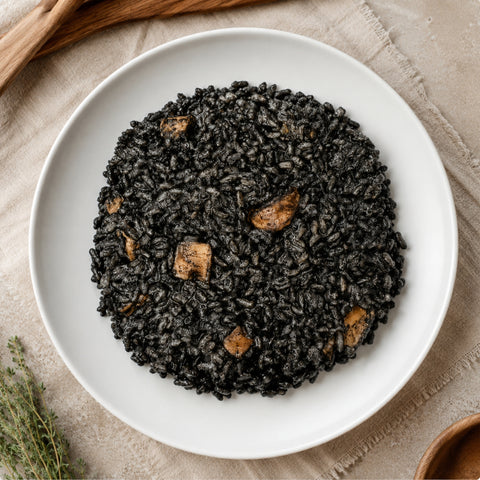 Arroz negro con calamar (350g)