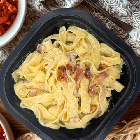 Fettuchini a la carbonara (350g)